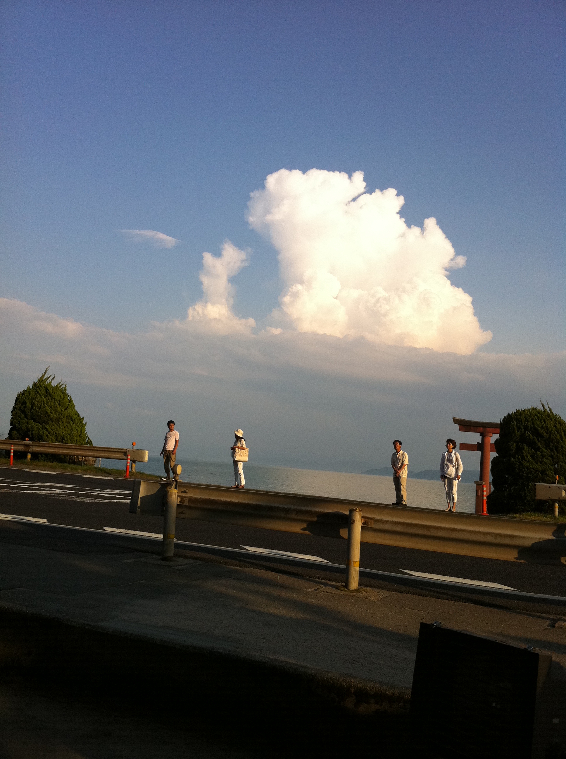2011年９月１０日 大きな流の雲を発見！！ 大きすぎて、全体が撮れなくて、分割しました。
